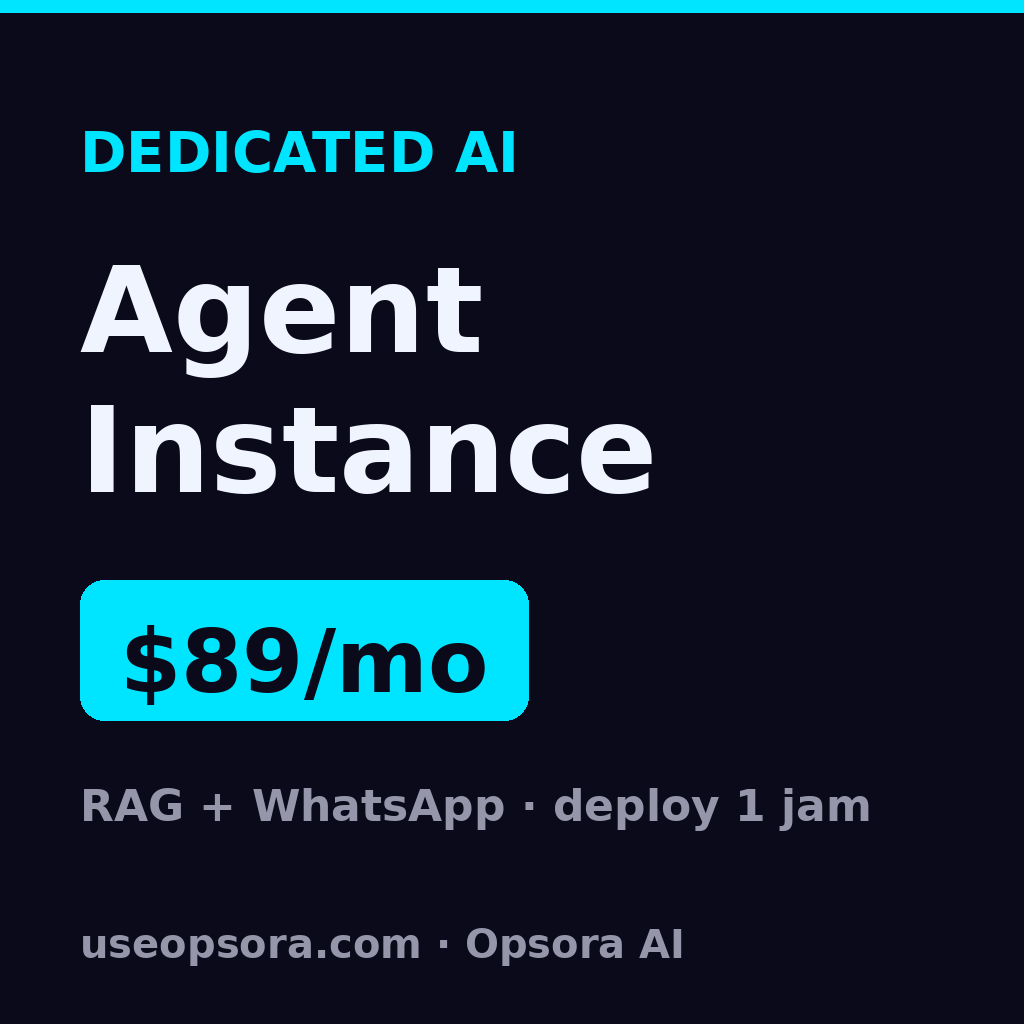 Dedicated AI Agent Instance