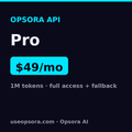 Opsora API — Pro