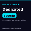 Opsora GPU Workbench — Dedicated